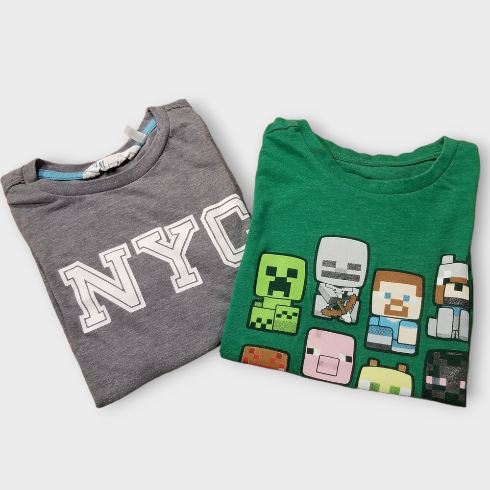 2 Size 4-6T T-shirts, 1 Longsleeve, 1 Shortsleeve